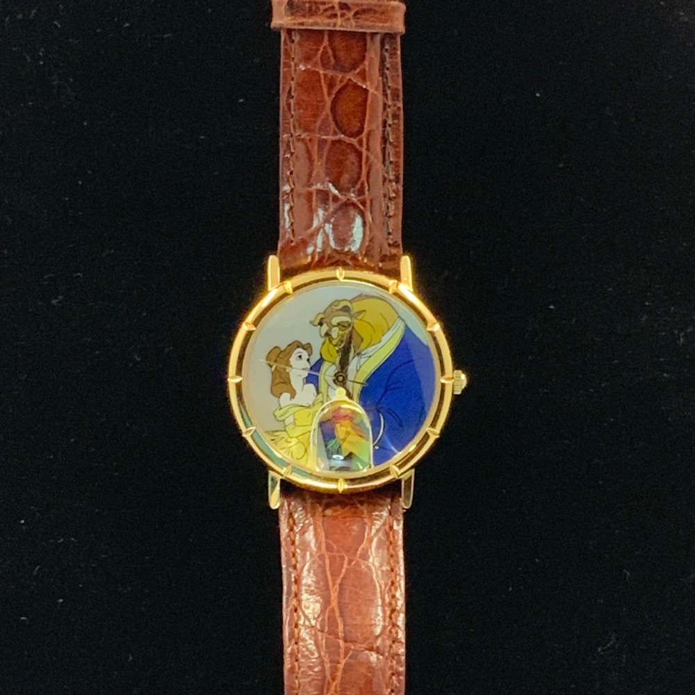 Disney Beauty and the Beast Fossil Watch Limited Edition Series V DS-200 Brown